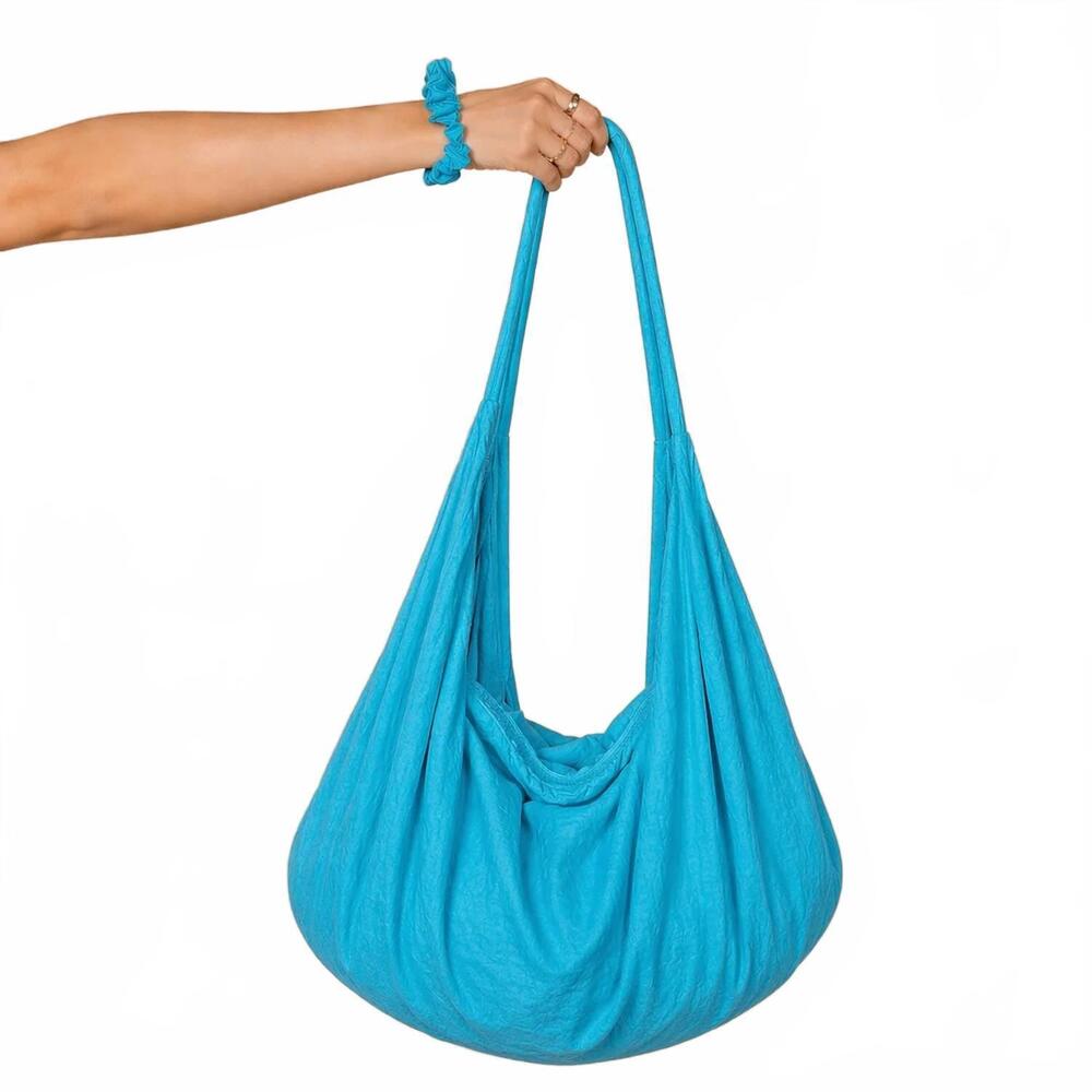 NEW ANTICA SARTORIA women's jaspe beach bag in turquoise
